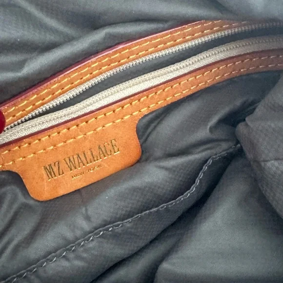 MZ Wallace Women's Quilted Gray Sutton Deluxe Crossbody Bag - Picture 12 of 15